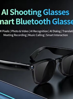 AI Glasses Double Lenses 12MP camera smart voice Translate