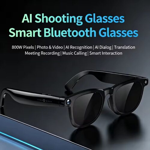 AI Glasses Double Lenses 12MP camera smart voice Translate