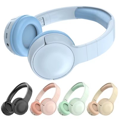 Bluetooth-Compatible 5.4 Headphone Wireless Over Ear Headset