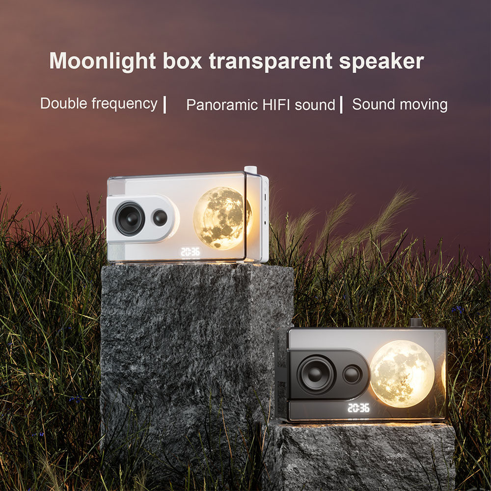 Moonlight Music Box Bluetooth Speaker Transparent Soundbox