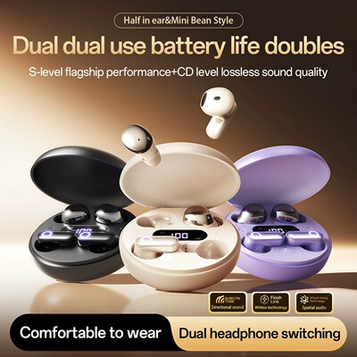 Ear Clip Type Air Conduction OWS wireless couple Earphones