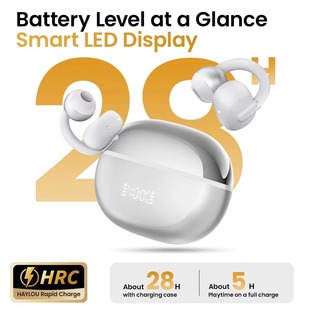 Ear Clip Wireless Earphones Bluetooth 5.4 LED Display