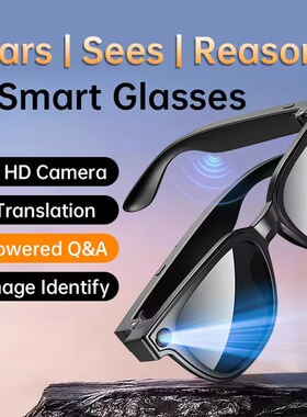 Smart Glasses 800W Camera Video AI sunglasses Translator