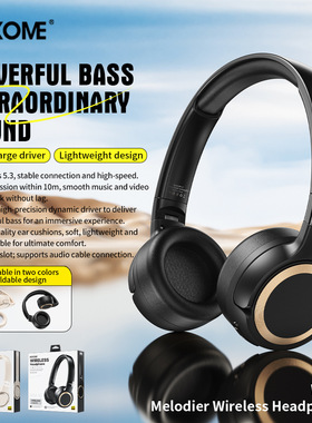 lightweight TF card foldable head mounted Bluetooth earphone