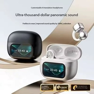 touch screen AI translation earbuds Bluetooth earphones