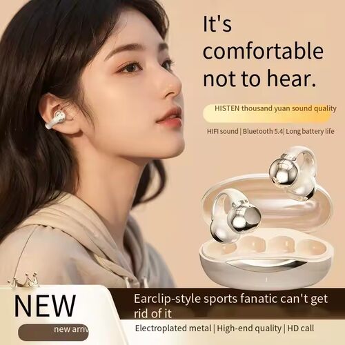 Ear Clip Wireless Headphone TWS Bluetooth Earphone Headset