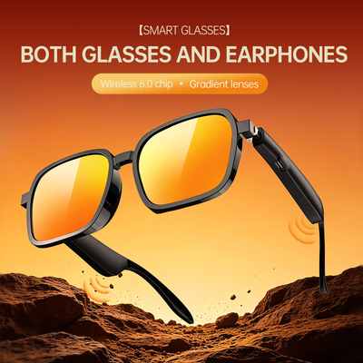 Smart Glasses Bluetooth Earphones AI Translation sunglasses