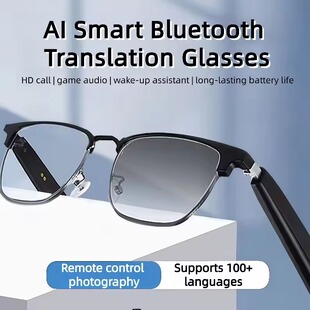 AI Translation Glasses Earphone Bluetooth sunglasses earbuds