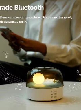 Portable Moon Bluetooth Speaker Ambient  Sound Music Box