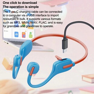 Kids Bone Conduction Headphone Hands-free Bluetooth earbuds