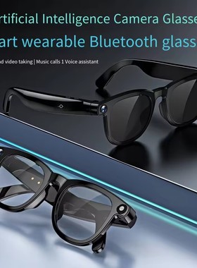 Ai Smart Glasses 800w Camera Bluetooth Headset translator