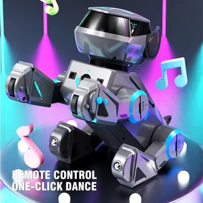 Intelligent RC Robot Dancing Music Remote Control Stunt Dog