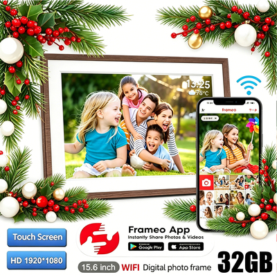 FRAMEO Digital Picture Frame- 15.6inch Digital Photo Frame