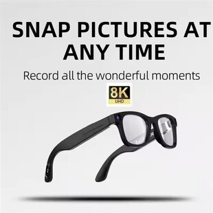 8MP Glasses Bluetooth video Record Translation large size
