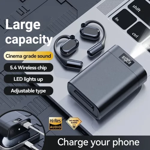 Translation Earphone Bluetooth LED Lights Translator Earbuds