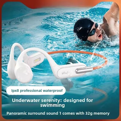 Bone Conduction Headset 32G  bluetooth swiming earbuds