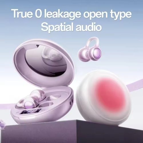 Bluetooth Earbuds with Makeup Mirror Case headphone earphone