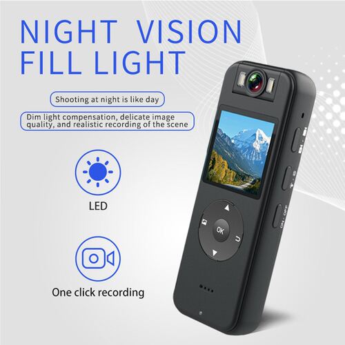 4K WiFi Body Camera with Audio and Video Recording Wearable