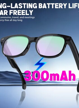 Smart Glasses 8MP Camera 300mAh 32GB Photochromic Lenses