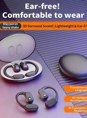 AI Translator Earbuds 144 Languages Bluetooth TWS Headphones