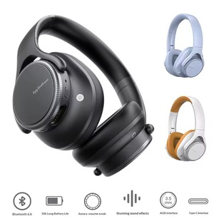 Over Ear Noise Canceling Headphones ANC Bluetooth headset