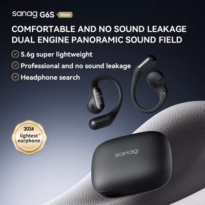 Sanag G6S Open-Ear Earphones OWS Headphone Bluetooth earbuds