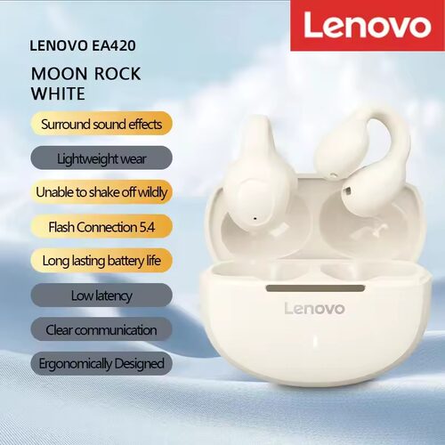 lenovo EA420 EarClip Wireless Earphones TWS Bluetooth earbud
