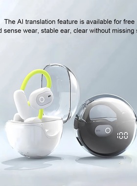 AI Translator Earbuds Open Ear Headset Sports Headphones