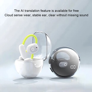 AI Translator Earbuds Open Ear Headset Sports Headphones