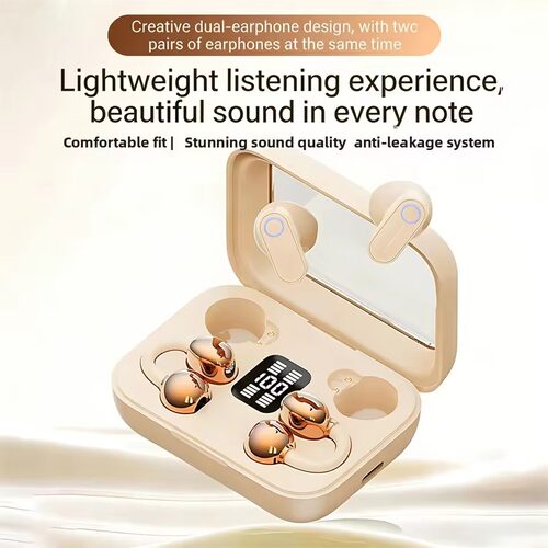 Twin Earphone Open In-ear Game Headset  couple Earbuds