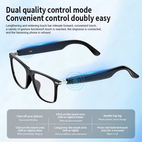 Smart Glasses with AI Translator BT Glasses Headphones