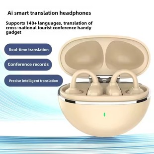 Wireless Bluetooth Ear-Mounted AI Translation Headset earbud