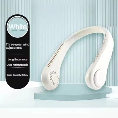 Neck Fan Portable Bladeless Hanging Neck 3000mAh Rechargeabl