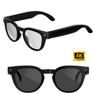 Smart Glasses 8MP Camera Video AI Voice Translator earbuds
