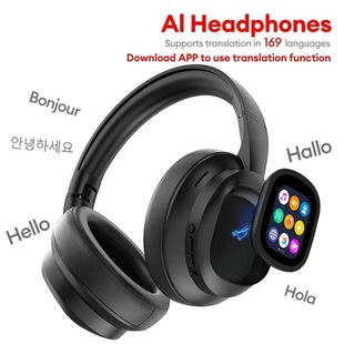 Bluetooth Headset Touch Screen Call AI Translation Earphones