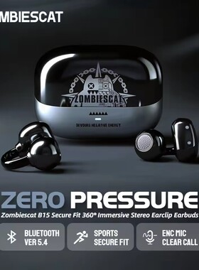 Zombiescat B15 OWS Ear Clip Headphone Earphones ENC Earbuds