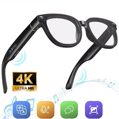 AI Glasses 13MP 4K Translation Voice Control Smart Glasses