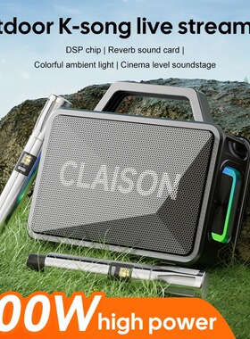 Audio System Outdoor Portable Karaoke Bluetooth Speaker