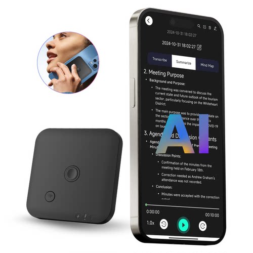 AI Powered translator Voice Recorder Summarization Translate