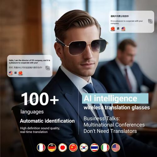 AI translator Smart Glasses UV Protection Sunglasses