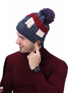 Winter Bluetooth Headphone Outdoor Warm Music Knitting Cap
