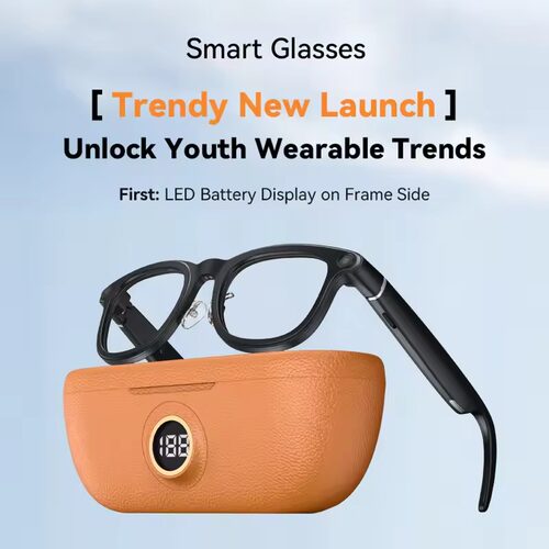 AI Smart Glasses 8MP Camera Anti-Shake sunglasses translator