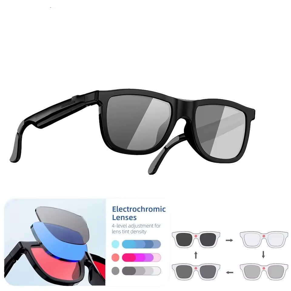 AI Translator Glasses Dualmic Noise Reduction Sunglasses