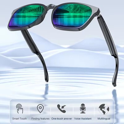Ai smart bluetooth glasses offline translation sunglasses