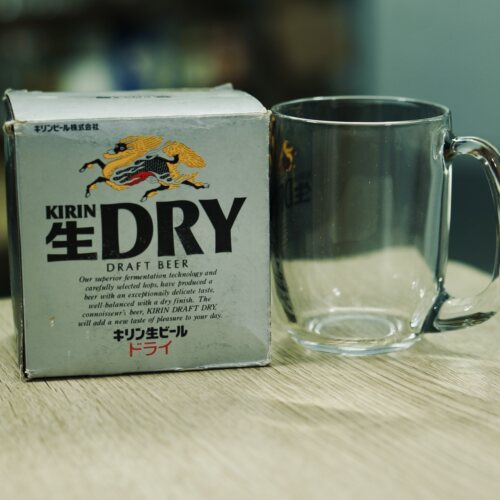 日本进口麒麟kirin生DRY扎啤杯