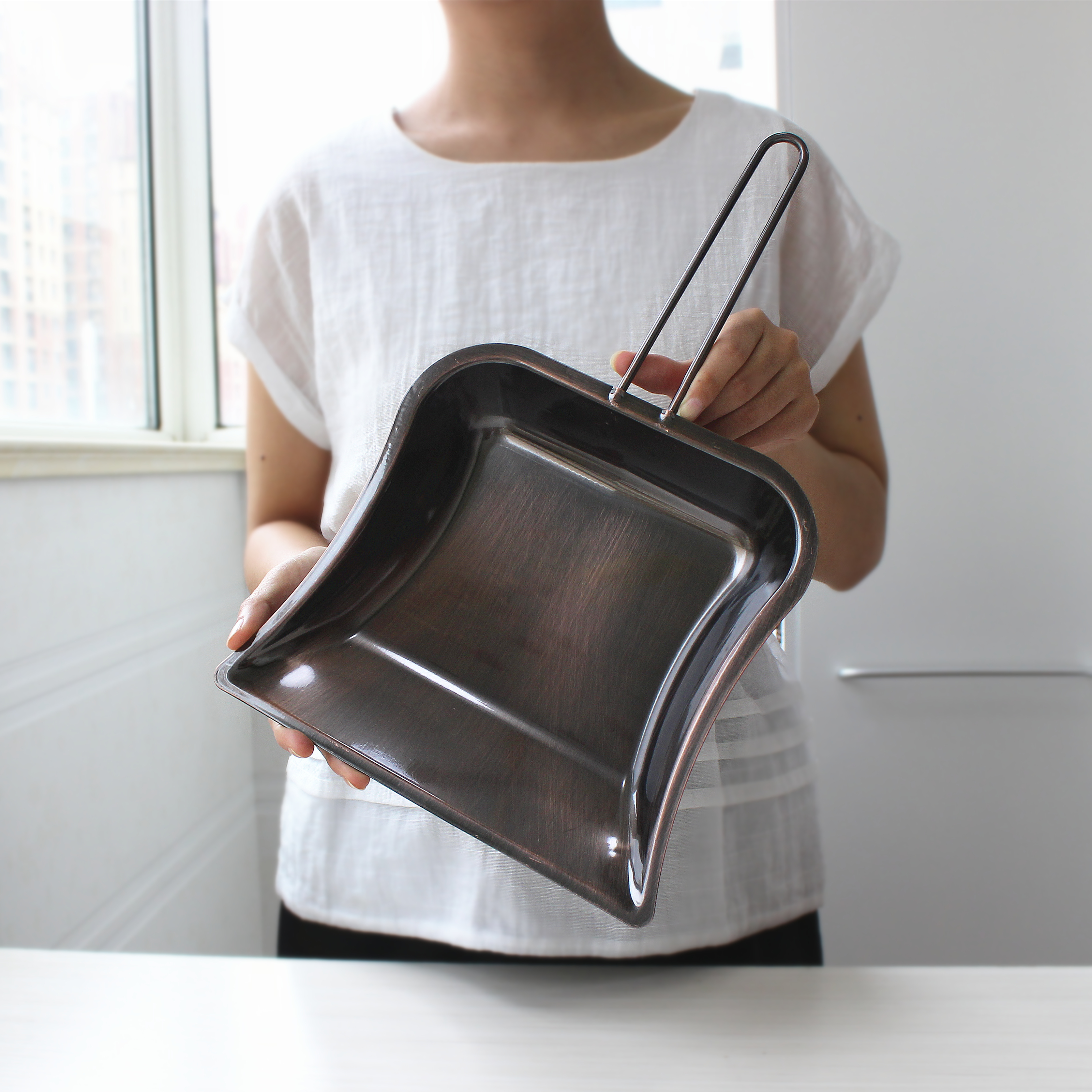 磨山匠人复古单个锉子长柄簸箕