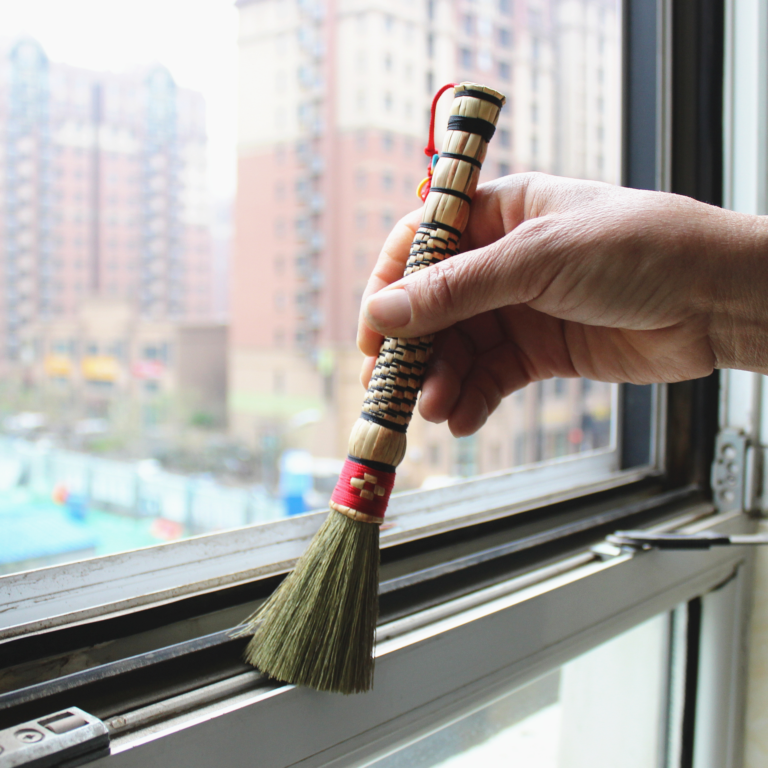 磨山匠人神器手工编织凹槽清洁刷