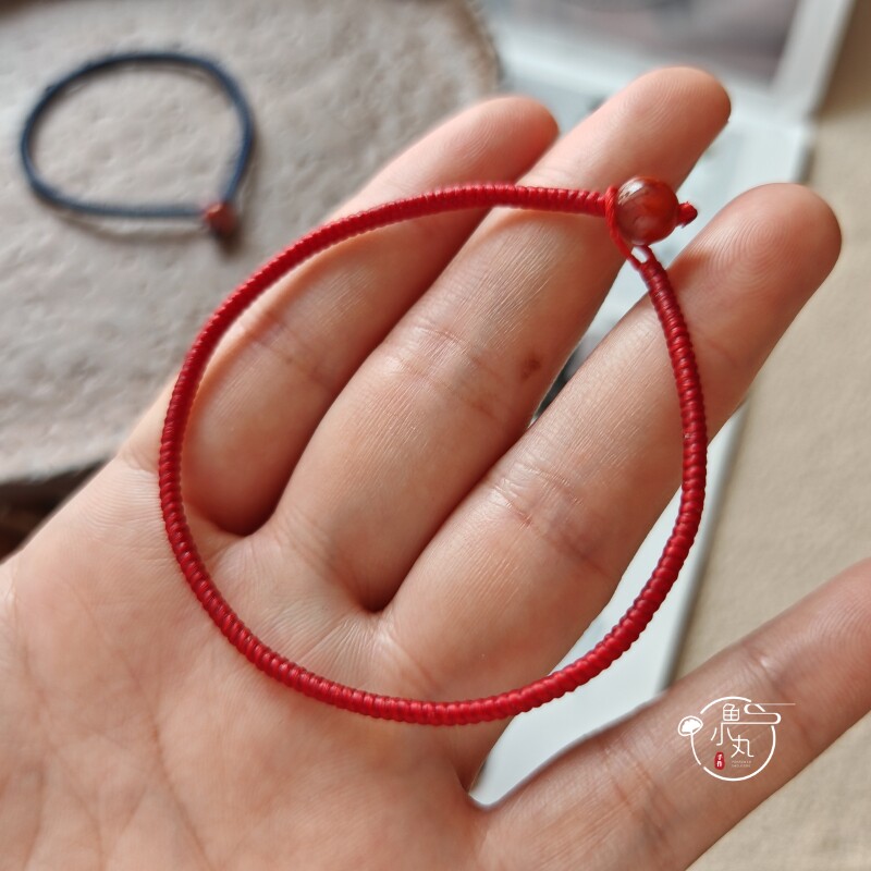 鱼小丸手作手工编绳金刚结手绳泰蜡线编织手链亲子情侣平安本命年