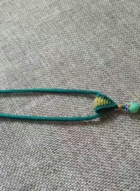 南红鱼小丸蜜蜡视频材料包项链