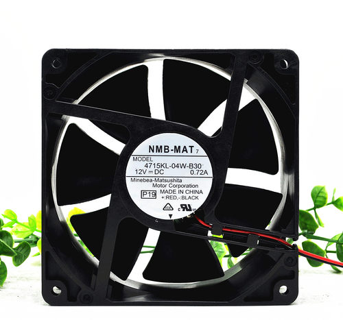 NMB-MAT 4715KL-04W-B30/B39 12V 0.72A 12038 12CM 电源机箱风扇